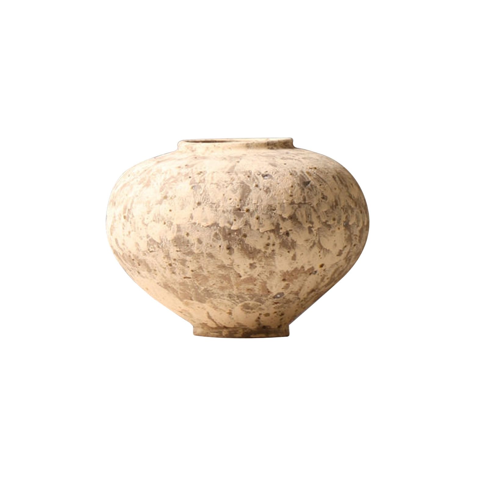 Nzzkoides I Large Art Ceramic Vase, Creative Decorative Vase, Ornament For Living Room, Bedroom, Restaurant, Hotel, Farmhouse, Villa, Rregular Shape(Size:29.2 * 29.2 * 23Cm,Color:i)
