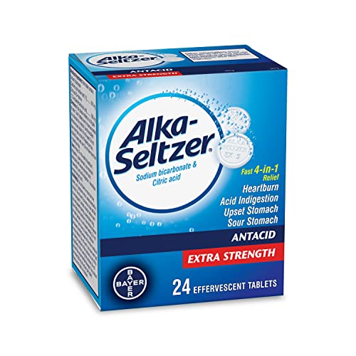 AlkaSeltzer Antacid Heartburn Relief Effervescent Tablets Extra