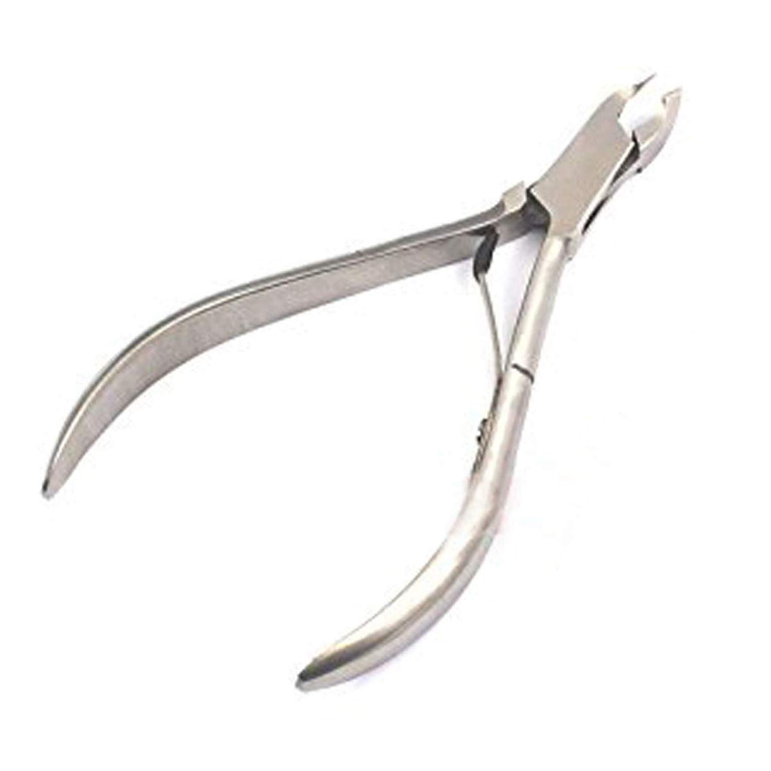 PROFESSIONAL PRECISION SURGI-GRADE STAINLESS STEEL CUTICLE NIPPERS, SINGLE SPRING, 4MM JAW (QUARTER JAW)