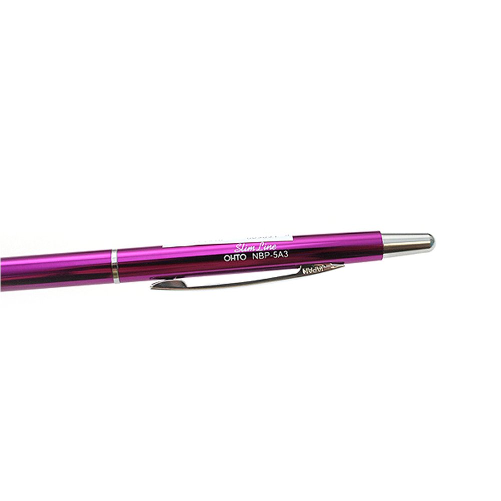 Ohto Slim Line Serisi NBP-5B3 Metalik Mor Tükenmez Kalem 0.3