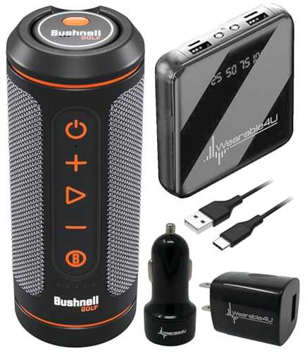 Wearable4U - Bushnell Wingman 2 GPS Golf Speaker with Power Pack Bundle