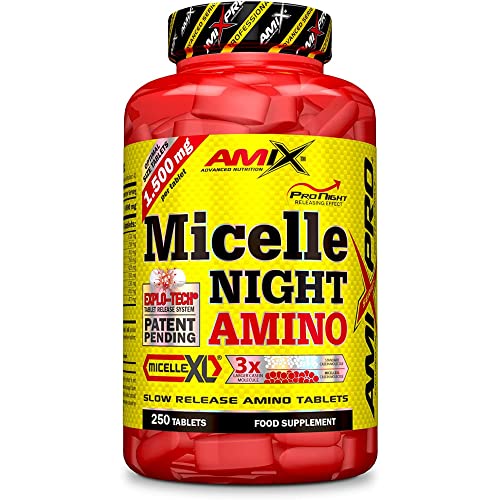 Amix - Suplemento Alimenticio Michelle Night Amino En 250 Tabletas - Ayuda A Prevenir La Pérdida De Masa Muscular - Aporte De Energía - Suplemento Deportivo Amix - Suplemento Alimenticio Michelle Night Amino En 250 Tabletas - Ayuda A Prevenir La Pérdida De Masa Muscular - Aporte De Energía - Suplemento Deportivo