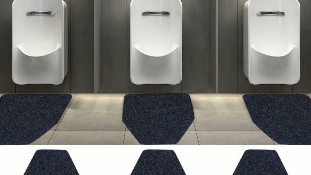 Urinal Mats For Men Bathroom 12 Pack, 16.5" X 20.5 - View #7