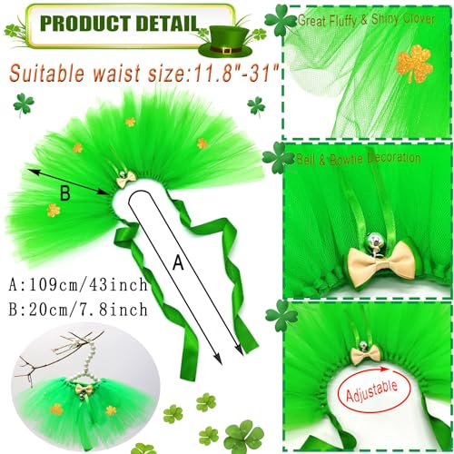 Disfraz St Patrick's Day para Perros Medianos Pack x3 miniatura 4