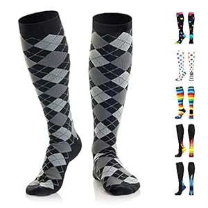 NEWZILL Compression Socks (20-30mmHg) for Men & Women – BEST Stockings for Running, Medical, Athletic, Edema, Diabetic, Varicose Veins, Travel, Pregnancy, Shin Splints.