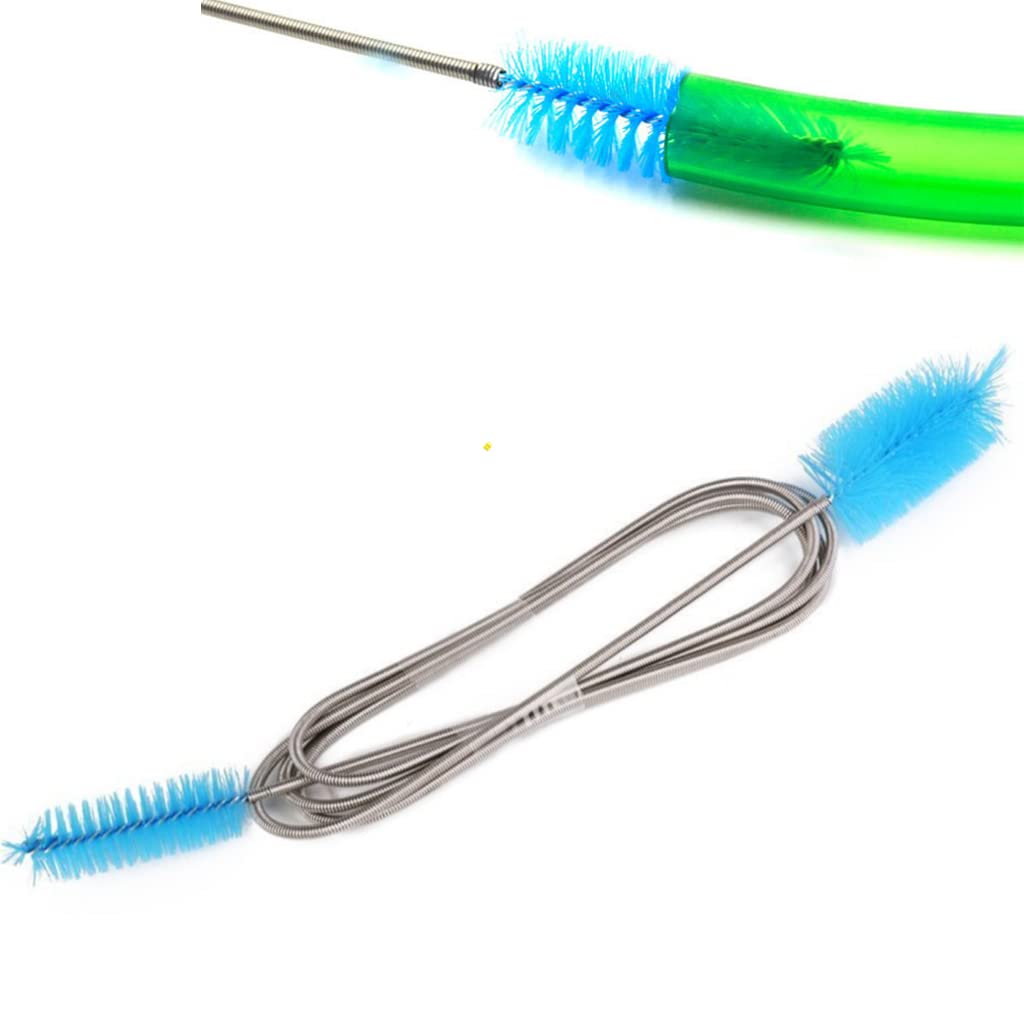 Oligitdi Flexible Double Ended Aquarium Water Hose Pipe Cleaning Brush (Sky Blue) (B07PRCSX98) Amazon Price History, Amazon Price Tracker