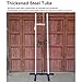 DEGQSTPC Portable Lightweight Training High Jump Stand 50-200cm, Steel Competition High Jump Standard, Athletics Events Track and Field High Jump Tester, Crossbar Not Included