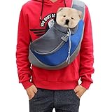 Pet Dog Cat Sling Carrier- Soft Mesh Hands Free Sling Bag Head Out for Puppy Cat Rabbit Guinea Pig-