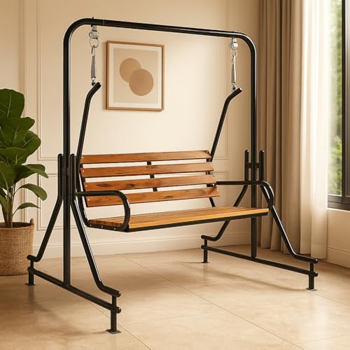 Inexpensive Indoor Decor Ideas 28 Kaushalendra Indoor Teak Wood Swing - Balcony Room Jhula with Iro...