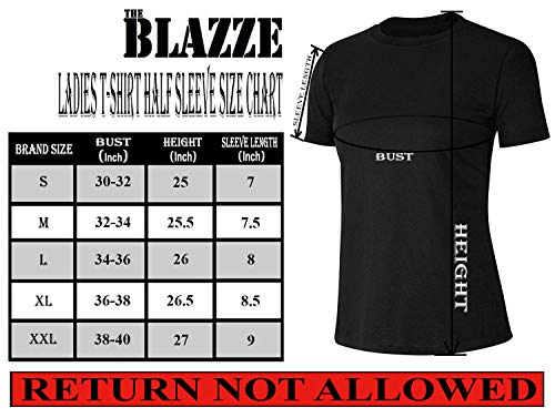 Image of THE BLAZZE 1019 Women's Regular T-Shirts for Women