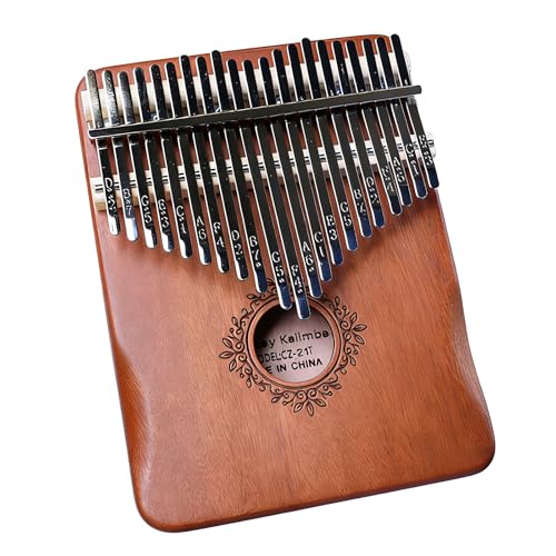 Piano à pouce en bois de 21 pouces avec une excellente résonance et finition bois