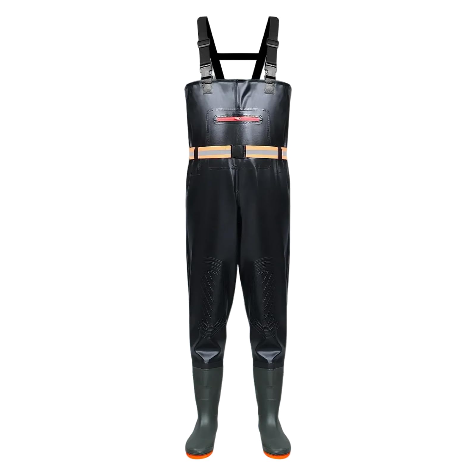 Waders pour homme et femme - Pantalon de pêche avec bottes - Pantalon de pêche pour adulte - Respirant - Imperméable - Avec bottes - Pour la pêche, les sports nautiques, les activités de