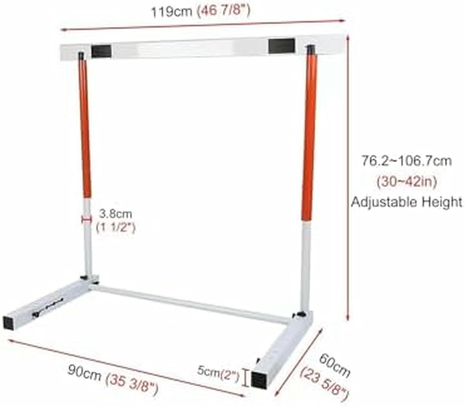 Adjustable Training Hurdles for Agility Workouts, Track and Field Team Practice, Sports Equipment for Enhanced Performance