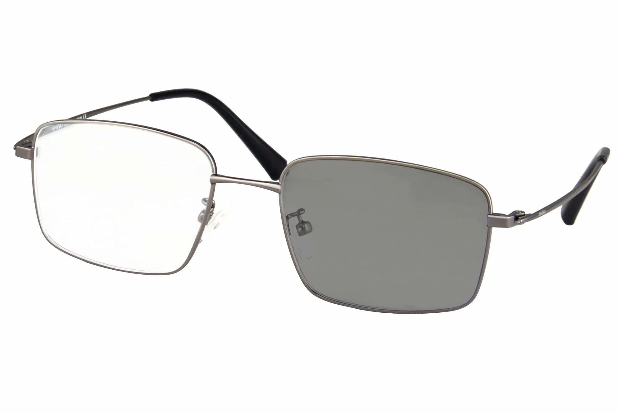 SHINU Photochrom Progressiv Multifokus Computer Lesebrille Herren Blau Licht Blockierung Multifokal Leser Multi Fokus No Linie Brille-MF9045