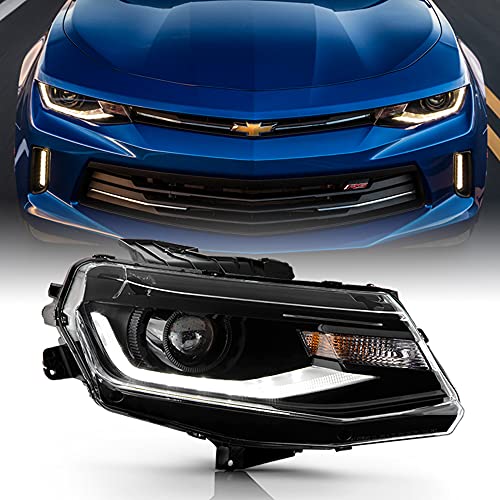 ACANII - For 2016-2018 Chevy Camaro 19-22 ZL1 HID/Xenon w/o Level Control Projector Headlight Headlamp Passenger Side