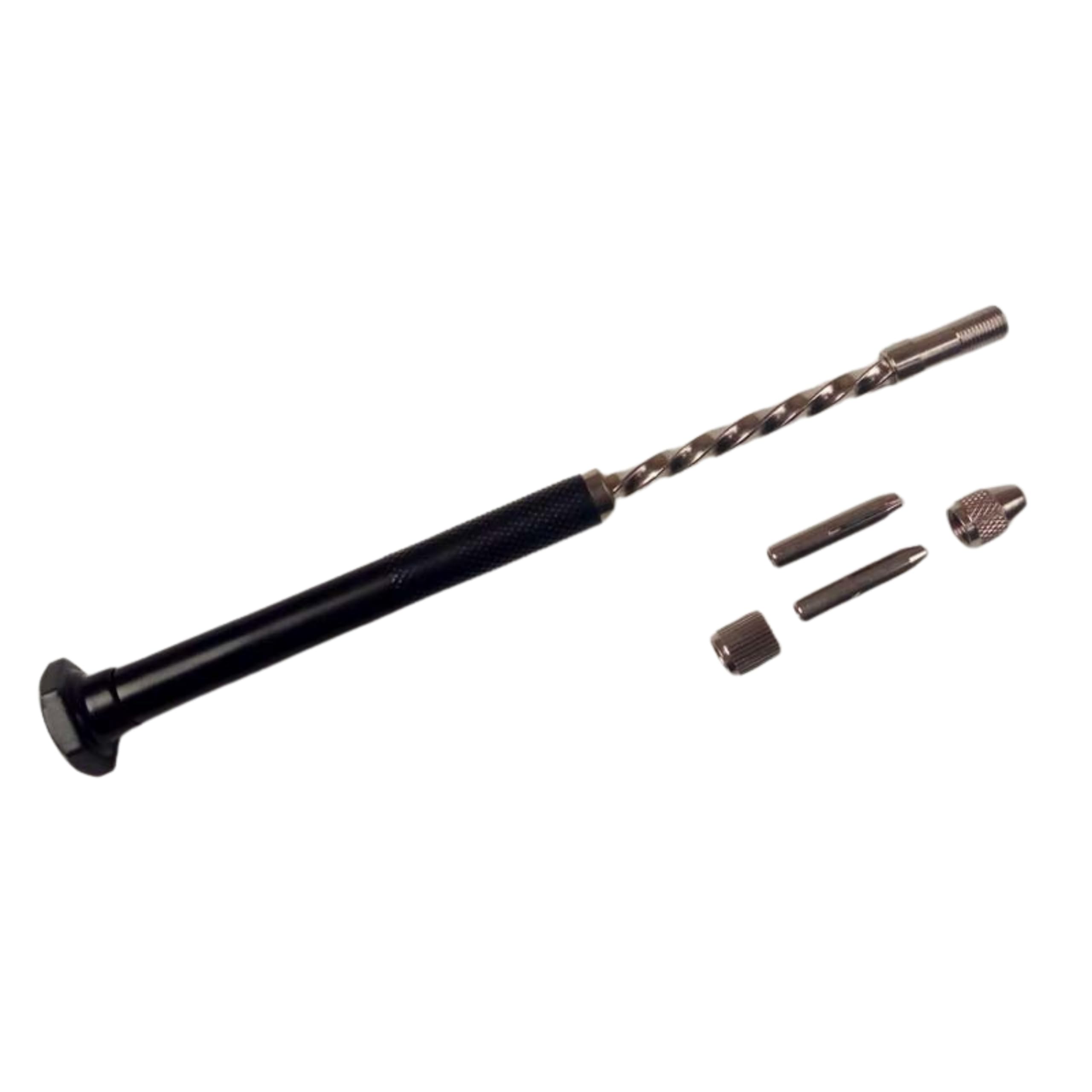 ATAR 185mm PCB Push Spiral Hand Drill with 2 Collets - Hobby Precision Drilling Tool ATPD1 2