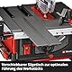 Einhell Professional Tischkreissäge mit Schiebetisch TP-CC 10 T (2000 W, 85 mm Schnitthöhe, Ø 254 mm Sägeblatt, Schiebeschlitten, Tischverbreiterung, Winkelanschlag)