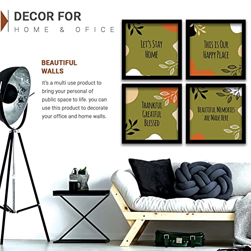 Image of kotart Engineered Wood - Frames For Wall Decor Motivational Quotes Photo Frames For Wall Decoration Quote Wall Poster With Frame Wall Frames For Home & Living Room (Art 6, 10x10 inch)