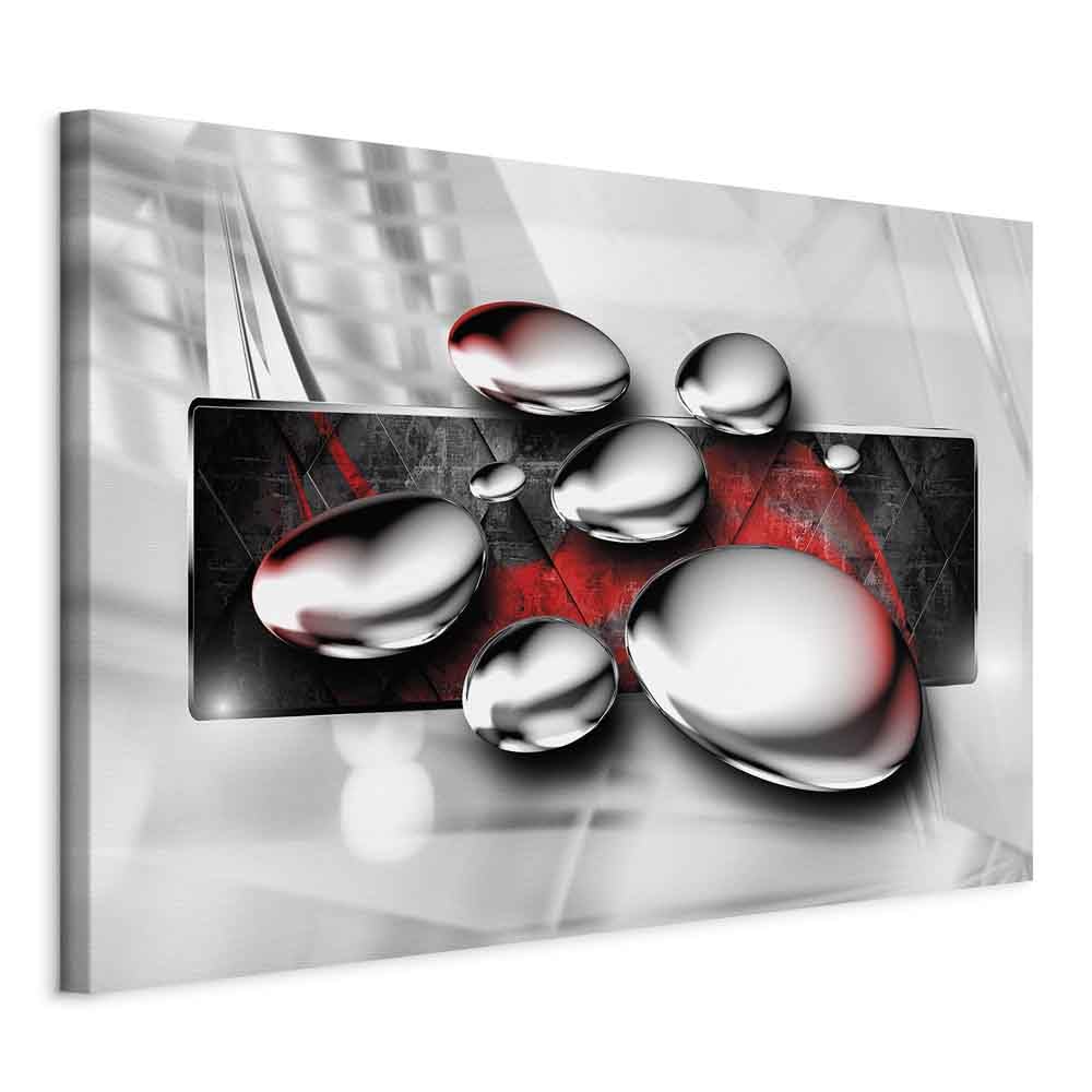 Leinwandbild Blätter Makro 3D Effekt XXL - Moderne Wanddeko Für Wohnzimmer, Schlafzimmer & Flur 120x80cm