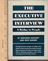 The Executive Interview: a Bridge to People B000K8P87C Book Cover