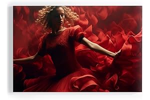 Dancing in a Petal Storm: The Vivid Elegance of Movement and Color