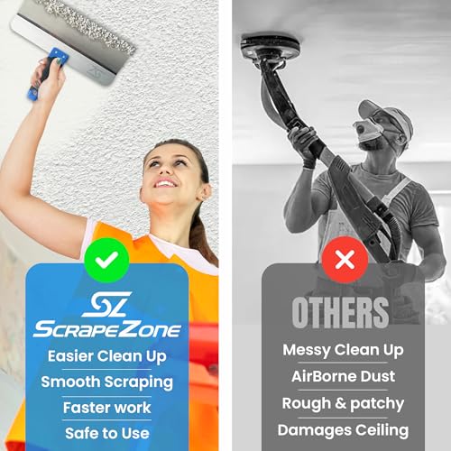 Popcorn Ceiling Scraper Kit with Sprayer
