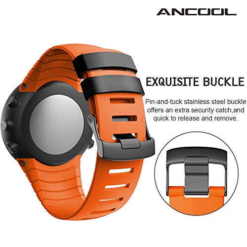 Correa compatible para reloj Suunto Core en TPU con hebilla de acero miniatura 3