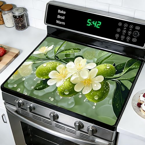 Image of Stove Burner Covers Non-Slip Electric Cooktop Protector Mat (CH731)