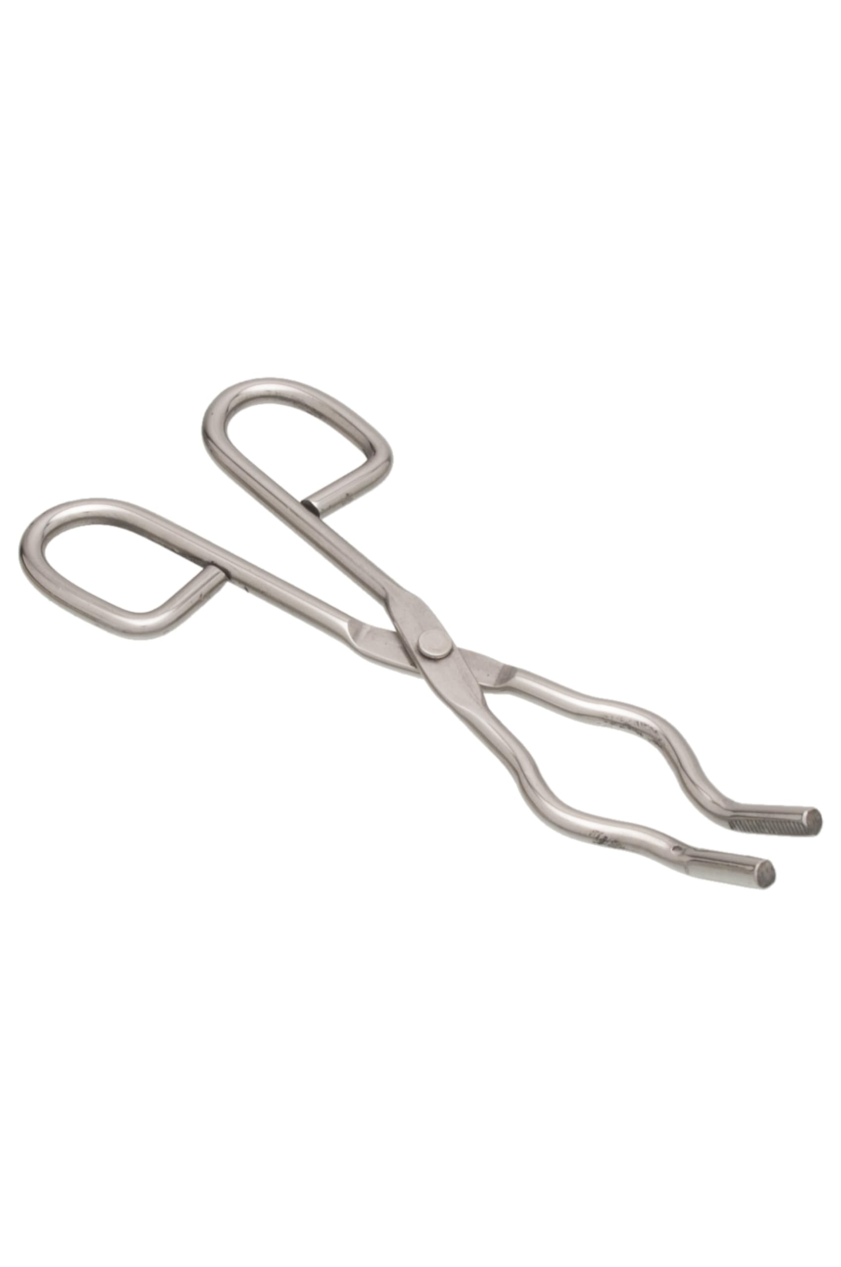 EISCO Crucible Tongs, with Bow - 4" Capacity - Stainless Steel - Flat Ends - 8.25" in Length — Amazon image 3