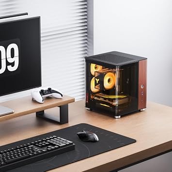 Jonsbo TK-0 Mini-ITX Case Tempered Glass - Black
