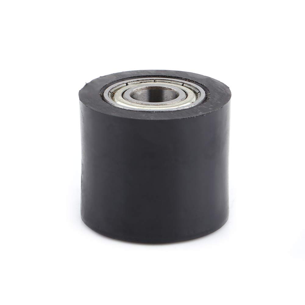 Qiilu 10mm Catena di trasmissione Puleggia Rullo Slider Tenditore Ruota Guida Per Street Bike Moto ATV(nero)
