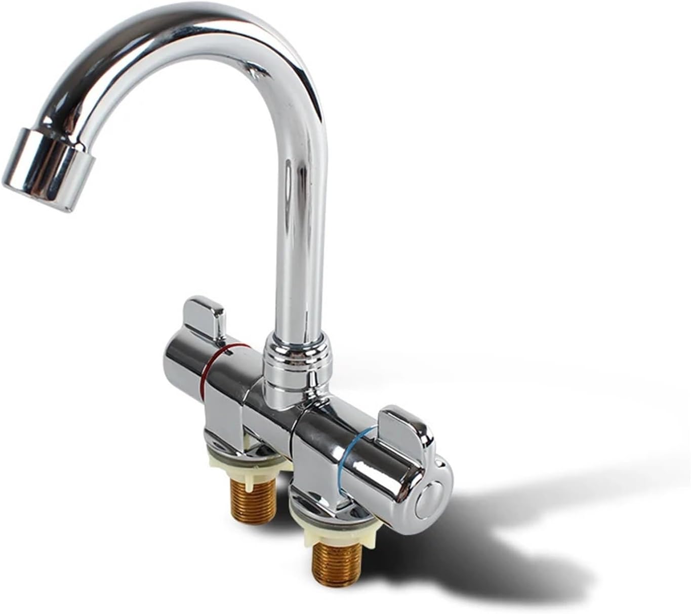 RV 蛇口 キッチン 温水・冷水蛇口 RV キャラバン ボート用回転式蛇口 キャンピングカー パーツ