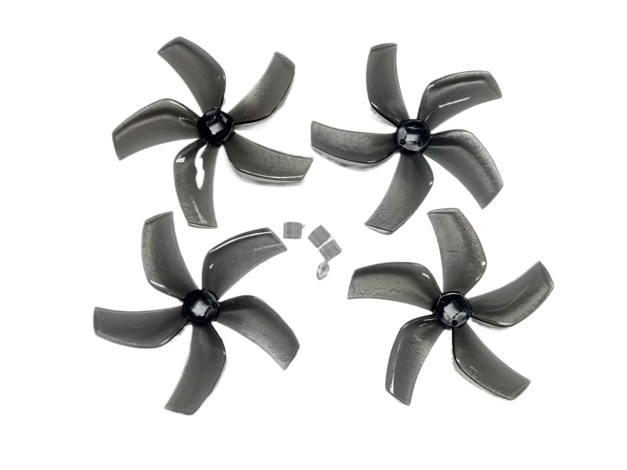 Hélices universelles 5 lames 76mm gris clair pour drones (lot de 4) - 5