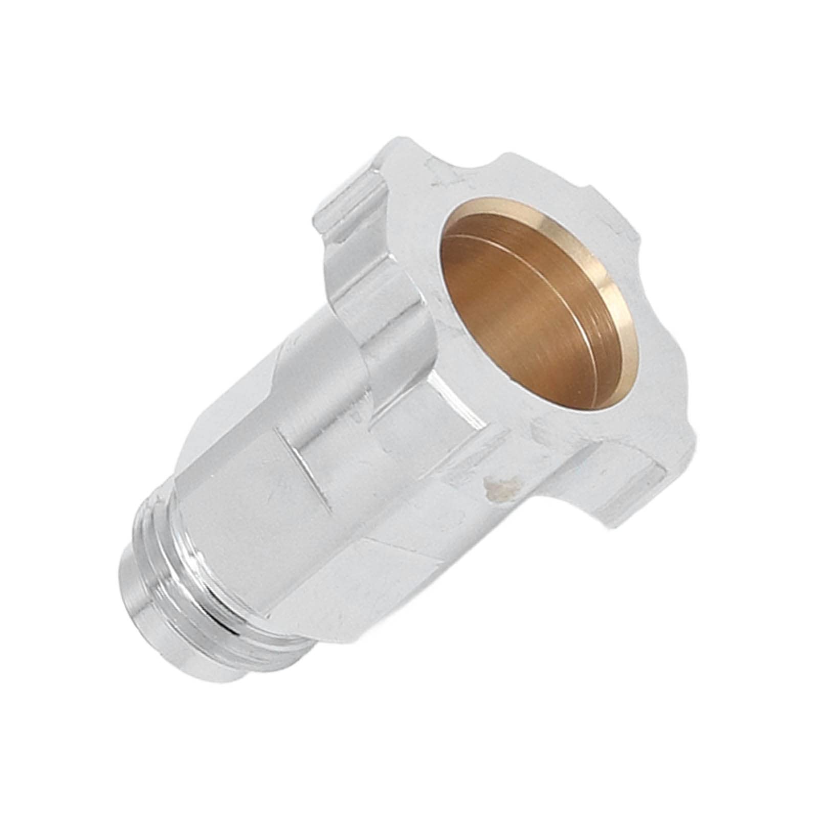 Connettore Per Tazza Spray, Acciaio Inossidabile Antiruggine Connettore Per Tazza Di Spruzzo Connettore Per Vaso Usa E Getta per Verniciatura a Spruzzo (Filettatura esterna G3/8)
