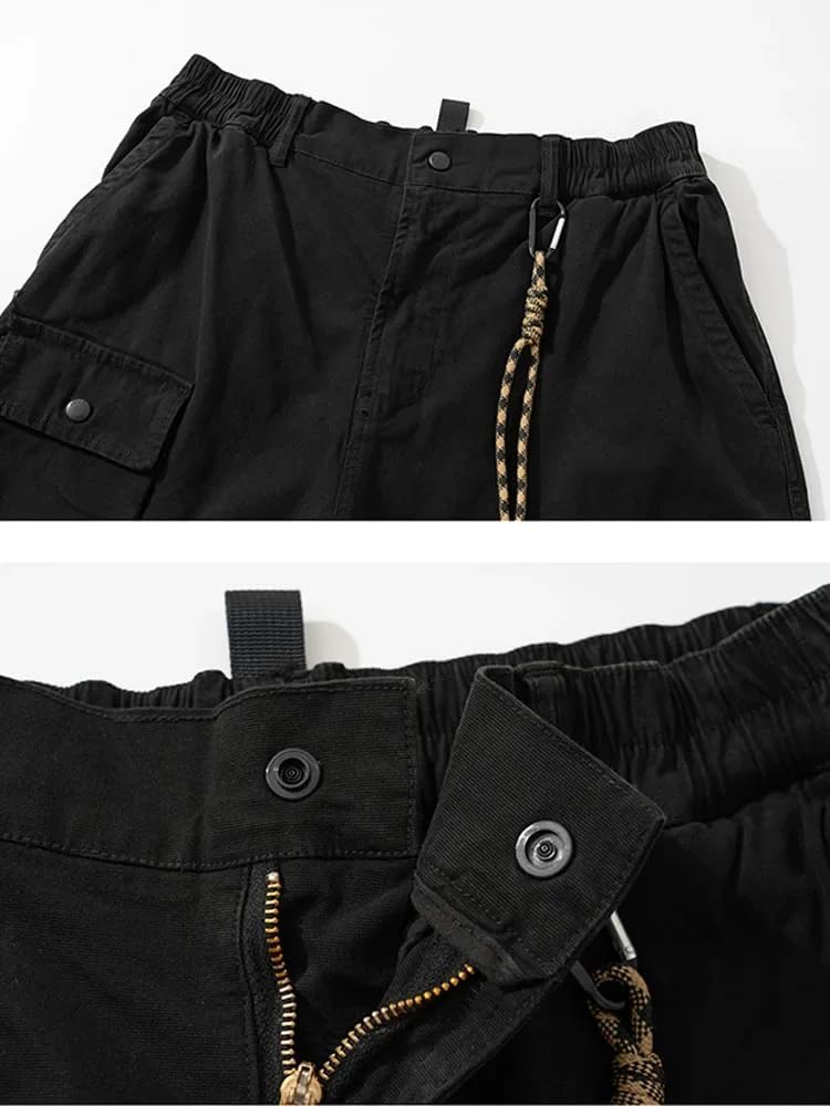 Pants Men Streetwear Hop Loose Casual Cargo Male Japan Sweatpants Trousers