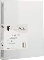 Vista 121 de JAM PAPER - Carpetas de plástico de 1 pulgada - Carpetas de 3 anillas surtidas (rojo, azul, verde y naranja) - Paquete de 4