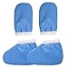 Noverlife Paraffin Wax Bath Terry Cloth Gloves & Booties, Hand Feet Care Treatment Mitts Spa Feet Cover, Thick Heat Therapy Insulated Soft Cotton Mittens Work Kit for Men Women - Blue