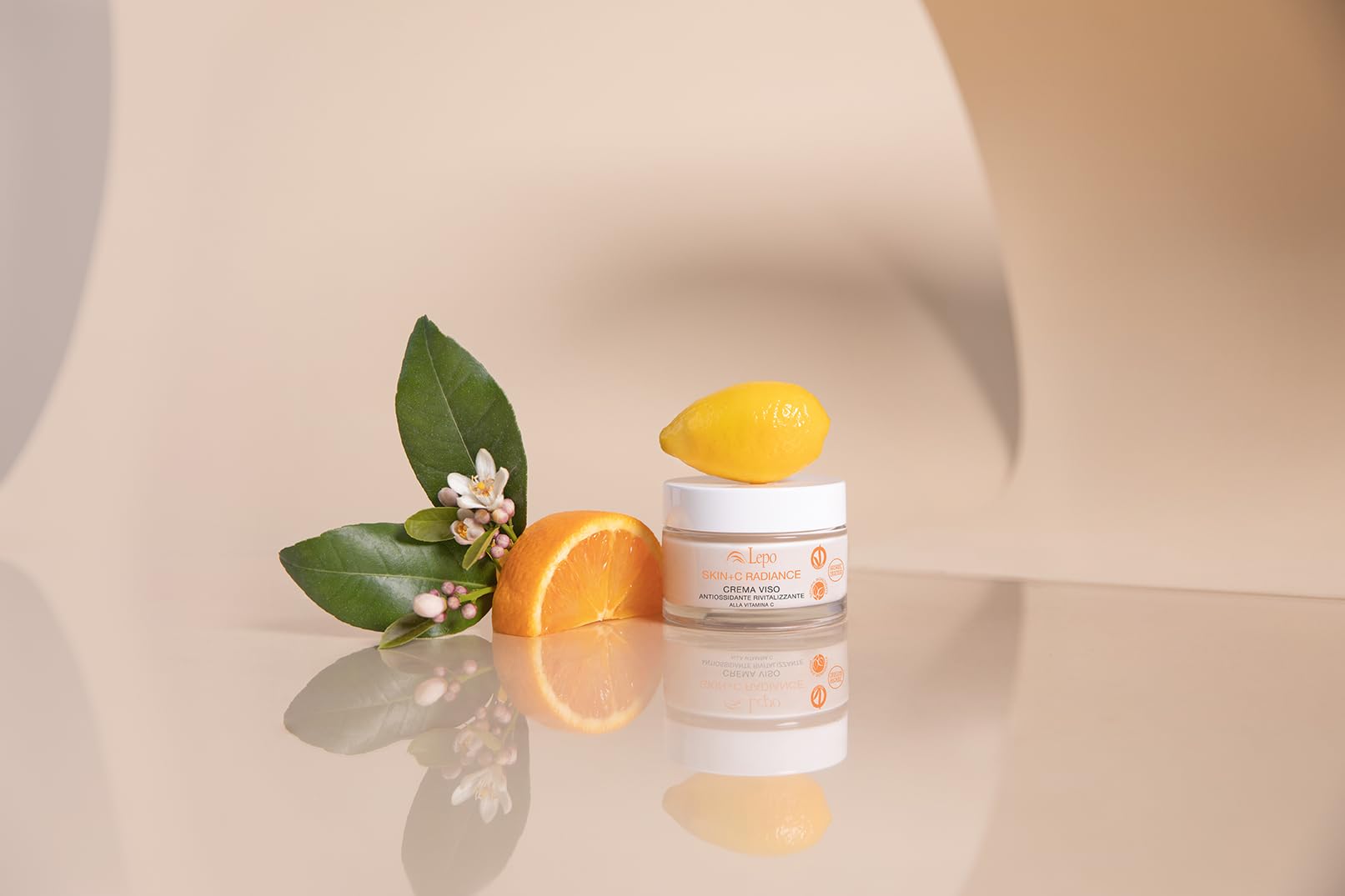 SKIN+C RADIANCE REVITALIZING ANTIOXIDANT FACE CREAM with Vitamin C with Hyaluronic Acid and Organic Orange Blossom Water - Image 2