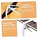 TEMKIN 2pcs Ukulele Guitar Capo Accessories Classical Guitar Electronic Kit Electronic Accessories Capo for Acoustic Guitar Acoustic Guitar Capo Guitar Accessory Electric Guitar Set Abs Guitar