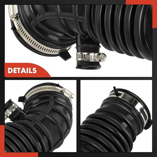 A-Premium Engine Air Clean Intake Tube Hose with Clamps Compatible with Infiniti QX50 2014-2017, Q60 2014-2015, G37 2008-2013, Q40 2015 & Nissan 370Z 2009-2020, 3.7L by A-premium - Image 8