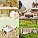 Hamiledyi Wooden Hamsters 2-Chamber Hideout-Tunnel Multi Chamber Exploring Toy Hamster Hiding Maze Tunnel Toy Platform Stuff Cage Accessories for Gerbil Rat Mice
