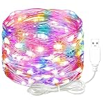 Koboko – Koboko LED Lichterkette mit USB, 5M 50 LED Wasserdicht Kupfe