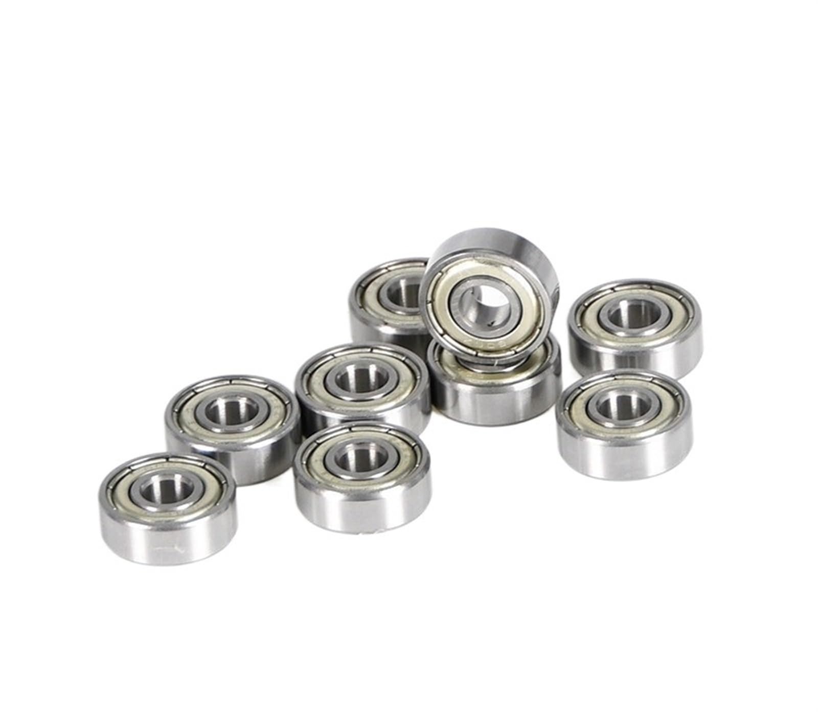 VSPPJYFG Bimetal Seal Shield Micro deep Groove Bearing 10pcs MR115Z 5x11x4mm Metal Shielded Precision Ball Bearings