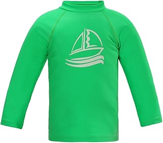 Traje de baño Infantil Camiseta de baño de Manga Corta para niños Rashguard con protección Solar Secado rapido