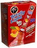 4C Totally Light Tea 2 Go Red Tea Peach, Sugar & Caffeine  Free, 20-Count Boxes,  (Pack of 3)