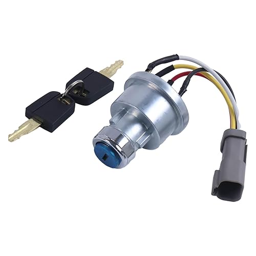 Miniatura 5 de ZTUOAUMA Conjunto del módulo del interruptor de encendido con llaves 142-8858 para Caterpillar CAT D6T D6R D8R 247B 257B 267B 268B 420D 906 246B 242B