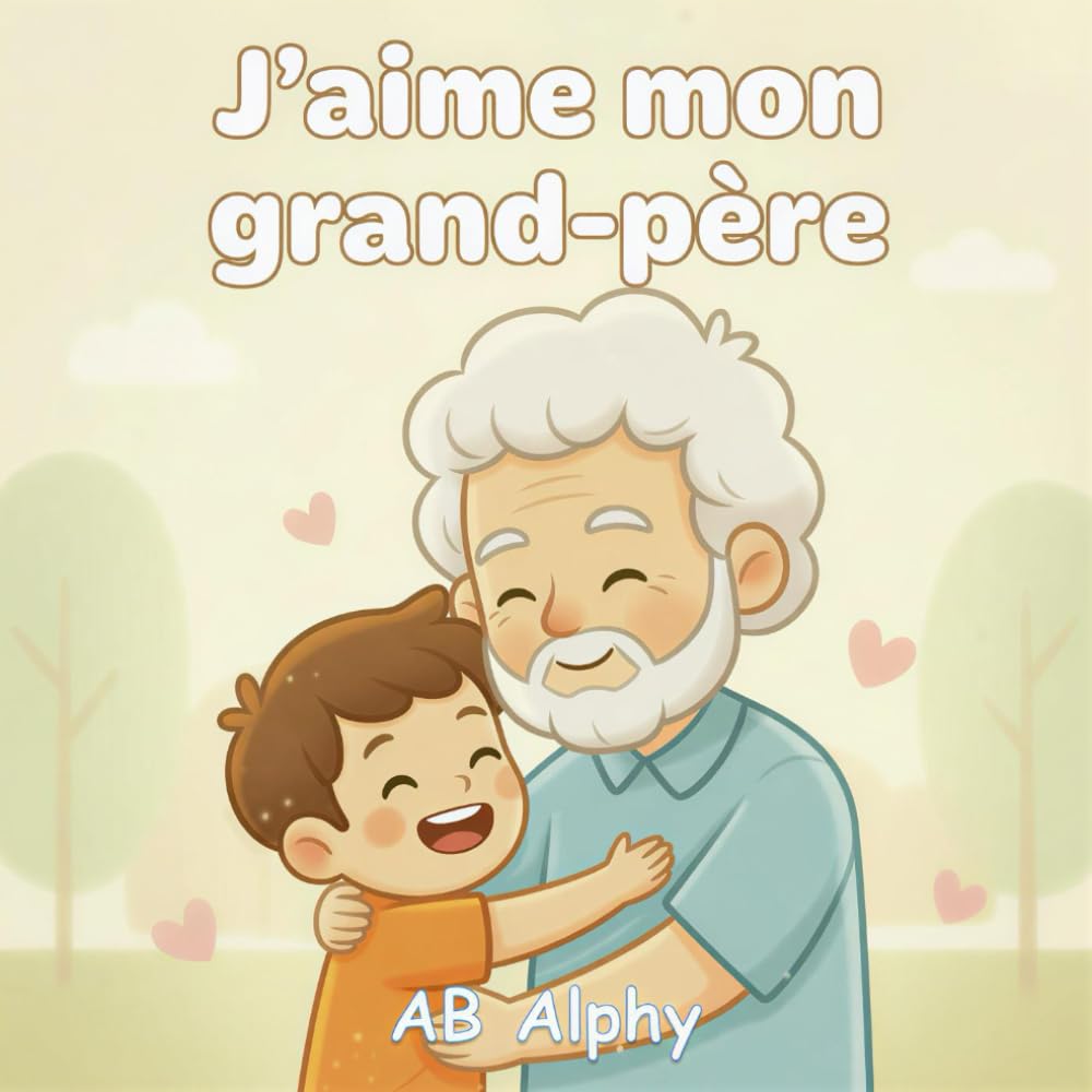 J’aime mon grand-père: Un livre tout doux sur l’amour et la famille
