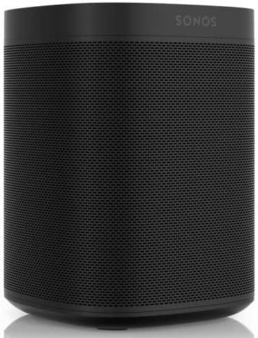 Sonos One Smart Speaker, schwarz – Intelligenter WLAN Lautsprecher mit