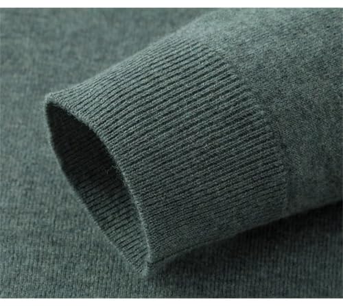 Men's Thin Woolen Sweater Men's Round Neck Base Solid Color Sweater Sweater for2