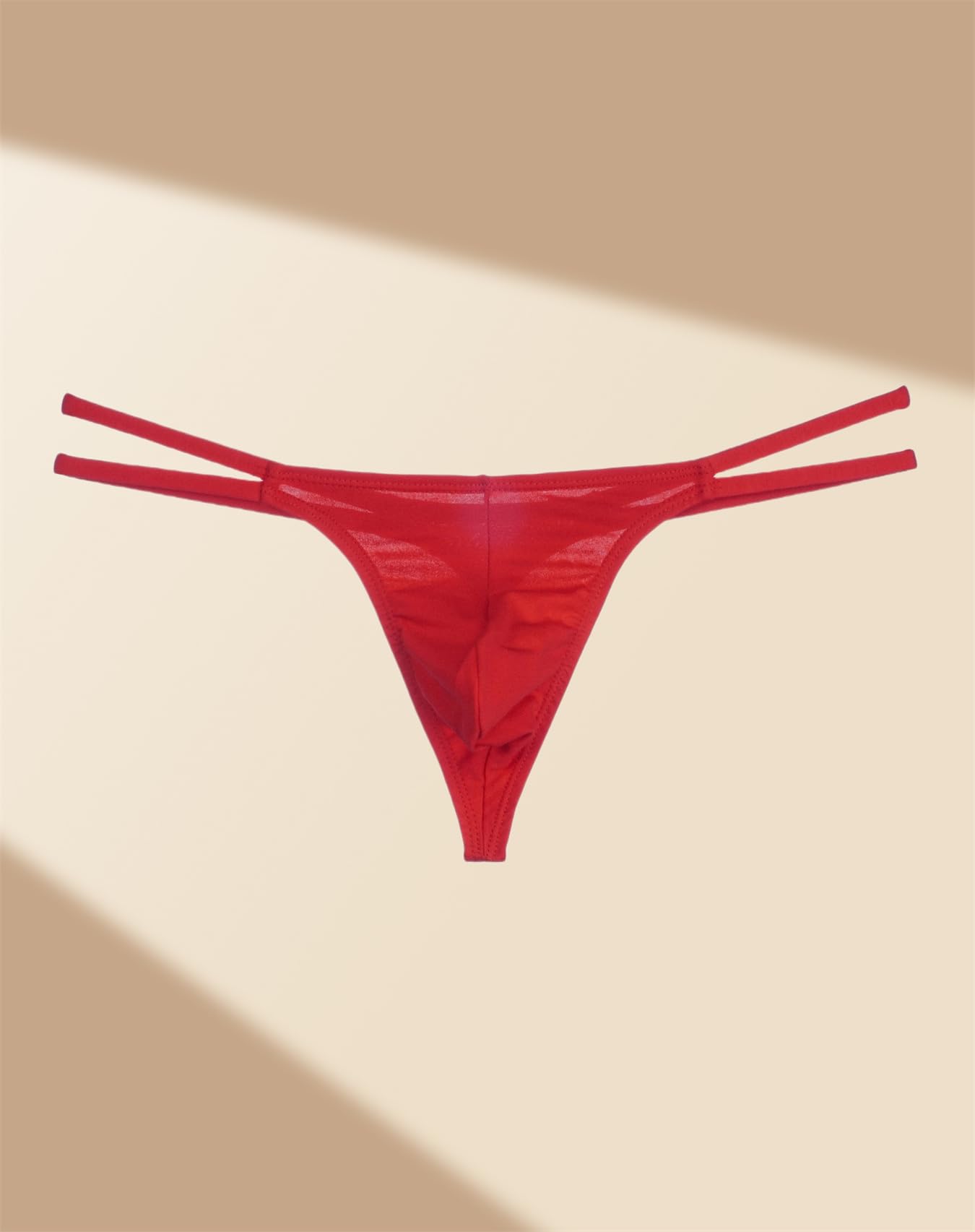 Lot de 3 Strings en Coton pour Homme avec Dos en T Sexy Classique